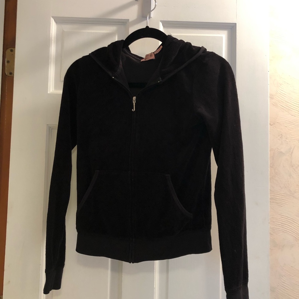 Juicy couture black hoodie size M